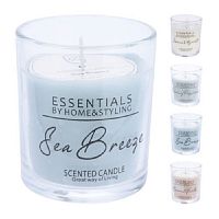 Свеча в стакане 7*8см ESSENTIALS 4 аромата Купман 420900450