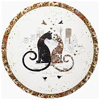 Мат на стол пластик 38см ПАРИЖСКИЕ КОТЫ Lefard 771-146 1/2