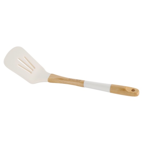 Лопатка силиконовая 36*8*5см WHITE с прорезями Guffman M04-104-W 1/72