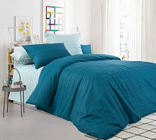 КПБ 1,5сп перкаль 70*70см ИЗУМРУДНАЯ ЗЕЛЕНЬ Текс Дизайн 1210П