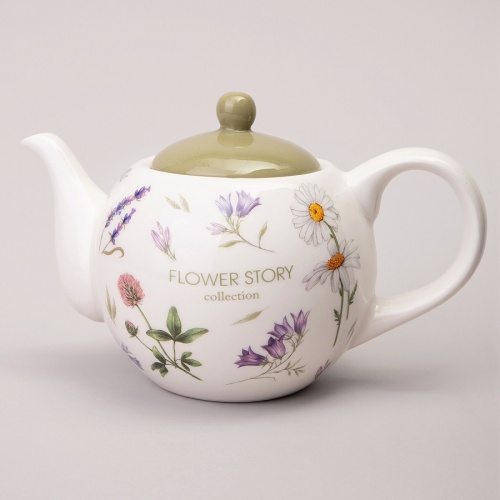 Чайник заварочный керамика 900мл Agness FLOWER STORY 358-2174