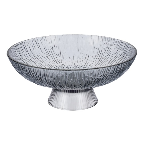 Фруктовница на ножке 26см DELI GLASS синий Regent EX6001-10B/L1N