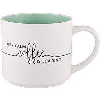 Кружка фарфор 470мл KEEP CALM COFFEE IS LOADING Lefard 260-979