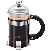 Френч-пресс 600мл Guffman SILVERY терм. стекло нерж. сталь F01-005B