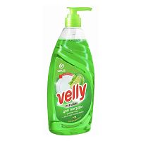 Средство для мытья посуды GRASS 1,0л Velly Premium Лайм-мята