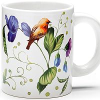 Кружка  LORAINE 300мл Птичка подар/упак 26612 