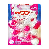 Блок для унитаза WOOM 2шт 5в1 Extra Power Цветы