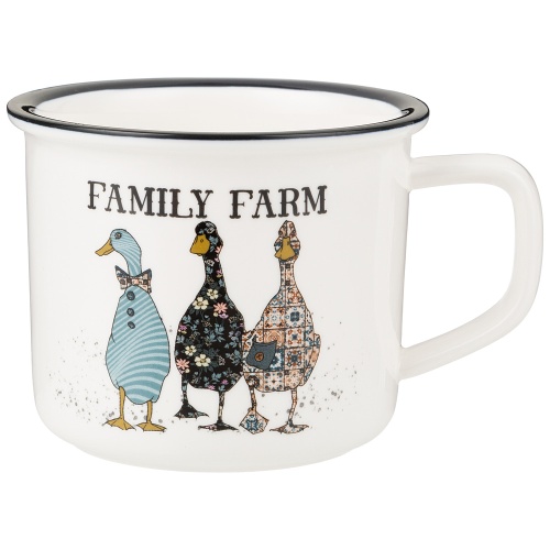Кружка фарфор 300мл FAMILY FARM ГУСИ Lefard 263-1238