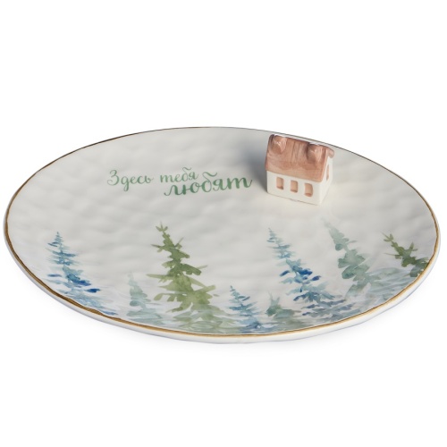 Блюдо из керамики 30*24,5см CHALET овальное Lefard 230-541 Блюдо из керамики 30*24,5см CHALET овальное Lefard 230-541
