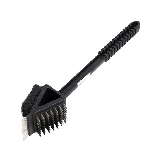 Щетка-скребок для гриля 36см ТРЕУГОЛЬНИК 3в1 860-173 Велес