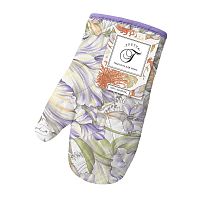 Прихватка-рукавица рогожка 18*28см ИРИСЫ рис. 30129-2 Гретта