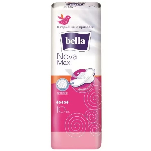 Прокладки BELLA 10шт Нова Макси Софт 1/24