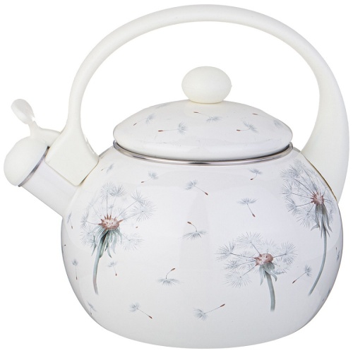 Чайник эмаль 2,2л Agness DANDELION свисток индукция 943-054