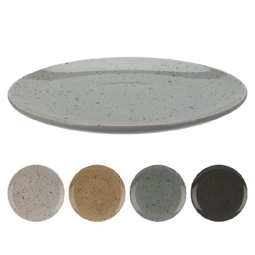 Тарелка обеденная керамика 26см ГРАНИТ 4 цвета Купман J16000060