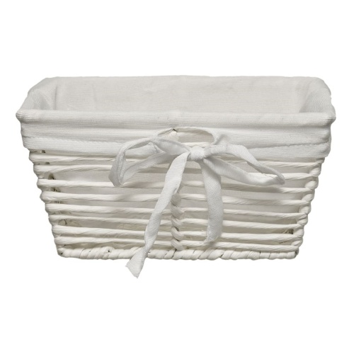 Корзинка декоративная 26*17*14см PAPER белый Магамакс LIS-43S
