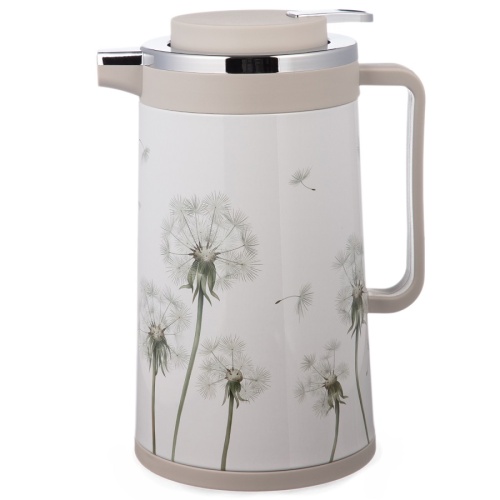 Термокувшин 950мл Agness DANDELION у/г стекло пластик 734-206