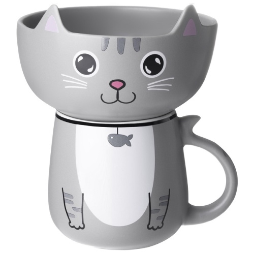 Набор детской посуды 2пр фарфор CAT Lefard 260-1084