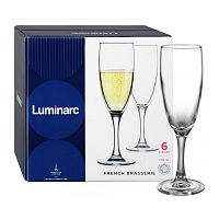 Набор фужеров для шампанского 6шт 170мл ФРАНЦУЗСКИЙ РЕСТОРАНЧИК Luminarc H9452