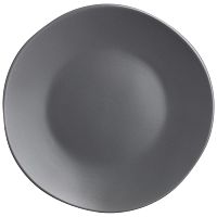 Тарелка десертная керамика 20,5см SHADOW темно-серый Bronco 577-186