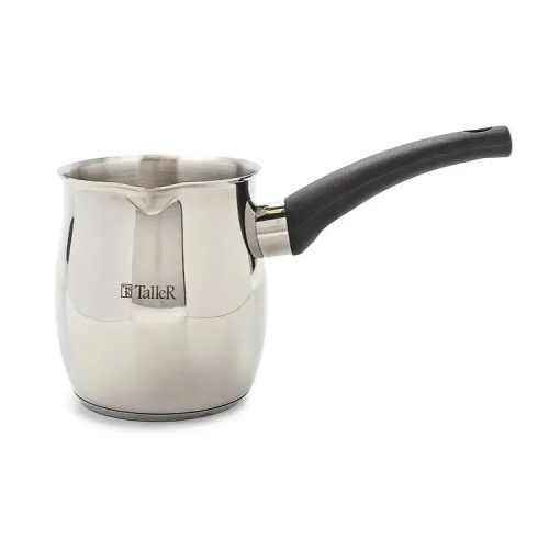 Турка нерж. сталь 800мл Taller БОННИ зеркально-матовая TR-11359