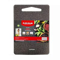 Доска разделочная пластик 35*25см GRANITE с ручкой Attribute ABX113