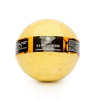 Соль для ванны бурлящая FABRIK COSMETOLOGY 120г Шарик Ice-cream bomb Дыня