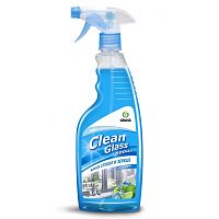 Жидкость для мытья стекол GRASS 600мл Clean Glass Голубая лагуна спрей 1/8