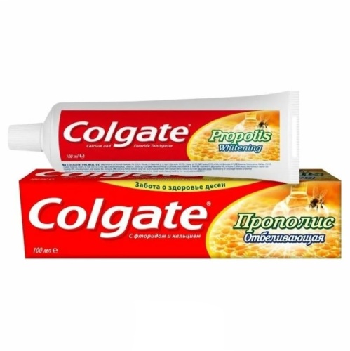 Зубная паста COLGATE 100мл Прополис Отбеливающая 1/12