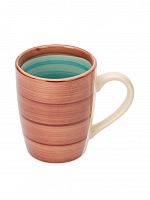 Кружка 360мл рисунок WOOD BLUE Fioretta TDM434