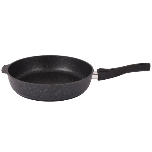 Сковорода 28см Kukmara МРАМОРНАЯ литой алюм. со съем. ручкой АП (темный) смт283а 1/4