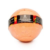 Соль для ванны бурлящая FABRIK COSMETOLOGY 120г Шарик Ice-cream bomb Персик
