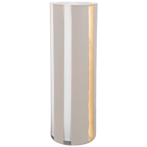 Ваза стекло 30см CILINDRO GLAMOUR GREY Franco 316-1646