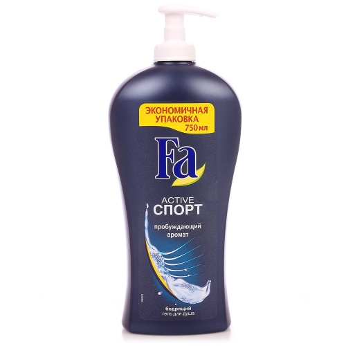 Гель для душа FA 750мл MEN ACTIVE SPORT 1/6