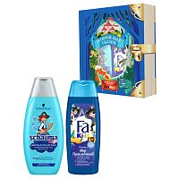 Подарочный набор SCHAUMA KIDS Boys (шампунь Schauma 350мл + гель для душа Fa 250мл)