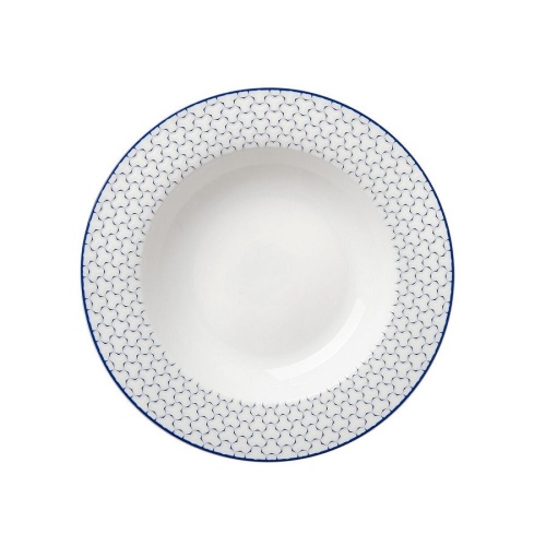 Тарелка суповая фарфор 21,7см ВОЗДУШНАЯ Home Queen 77098