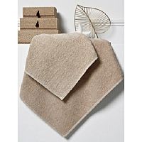 Полотенце махровое 50*90см ЭПОНЖ бежевый АМБ (TR)