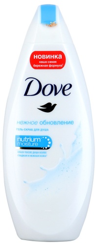 Гель для душа DOVE 250мл гель-скраб Обновление