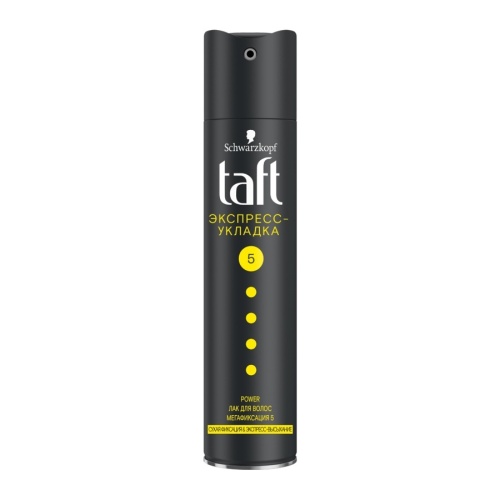 Лак для волос TAFT 225мл Power Экспресс-укладка №5 Мегафиксация 1/12