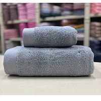 Полотенце махровое 70*140см TATLI 600г/м2 серый АГХ