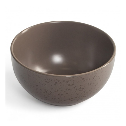Салатник керамика 14,5см DROPS серо-коричневый Domenik DMD154