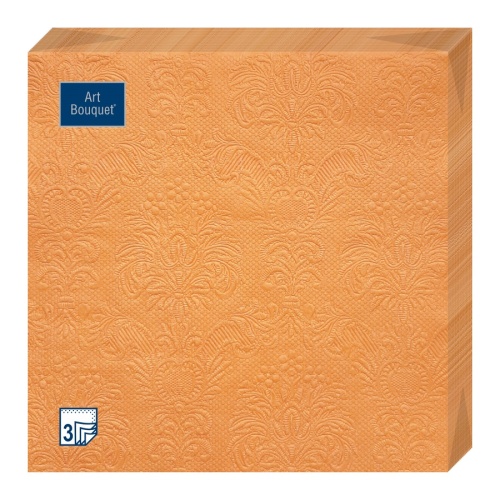 Салфетки бумажные ART BOUQUET 16шт 33*33см 3сл Барокко Охра 1/12