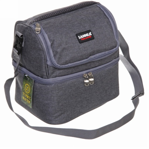 Термосумка 8л SANNEN 23*19*22см 2 отделения 881-037 Велес