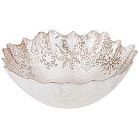 Салатник бежевое стекло 15см SNOW CHAMPAGNE Аксам 339-258