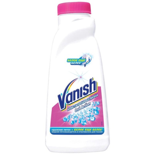 Пятновыводитель VANISH 450мл Oxi Action для белого белья 1/7