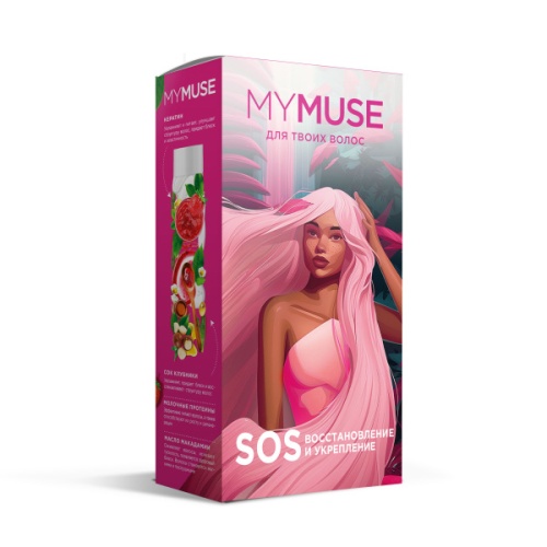 Подарочный набор GRASS WOMEN My muse SOS-восстановление (шампунь 250мл+бальзам 250мл)