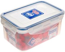 Контейнер для хранения прямоугольный 0,8л с зажимами G&G 2-2