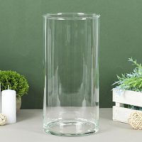 Ваза стекло 13,5*29,5см 3,4л РОТОНДА-1 прозрачный Evis 2822