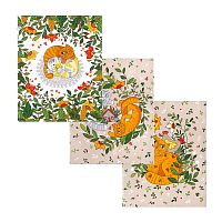 Набор полотенец 3шт рогожка 45*60см МУРЛЫКА Арт Дизайн