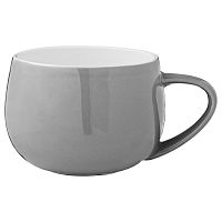 Кружка фарфор 400мл СЕРЫЙ Lefard 264-953