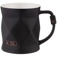 Кружка фарфор 390мл BLACK COFFEE Lefard 260-983